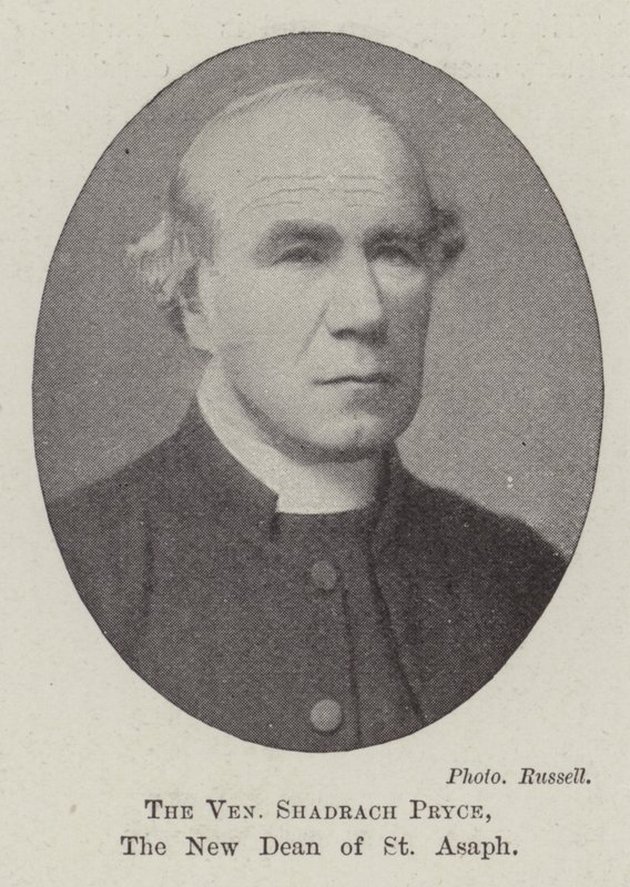 Ctihodný Shadrach Pryce, nový děkan svatého Asafa od English Photographer