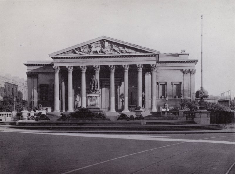 Victoria Rooms, Clifton, nyní klubovny University of Bristol Union (černobílá fotografie) od English Photographer