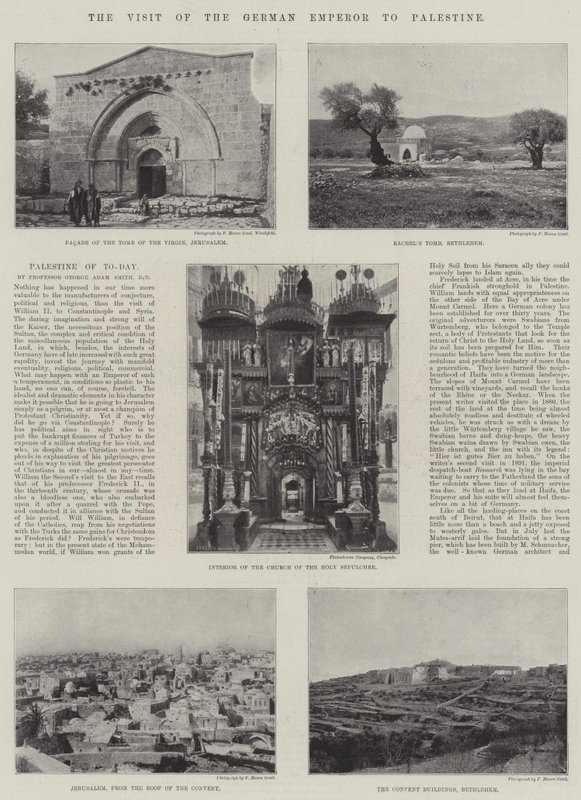 Návštěva německého císaře v Palestině od English Photographer
