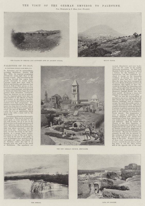 Návštěva německého císaře v Palestině od English Photographer