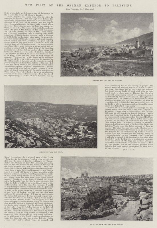 Návštěva německého císaře v Palestině od English Photographer