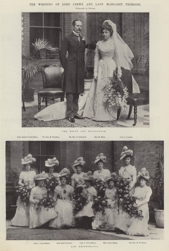 Svatba lorda Crewea a lady Margaret Primroseové od English Photographer