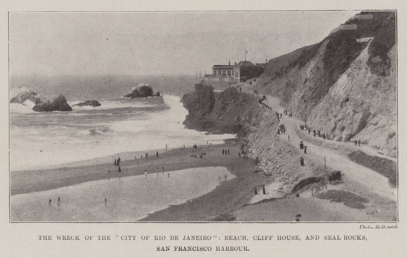 Vrak města Rio de Janeiro, Pláž, Cliff House a Seal Rocks, přístav San Francisco od English Photographer