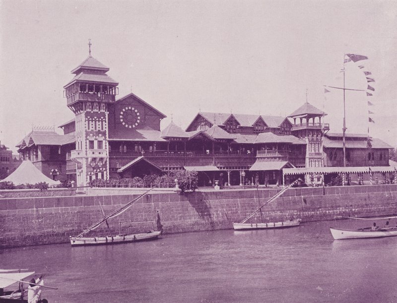 Yacht Club, Bombay od English Photographer