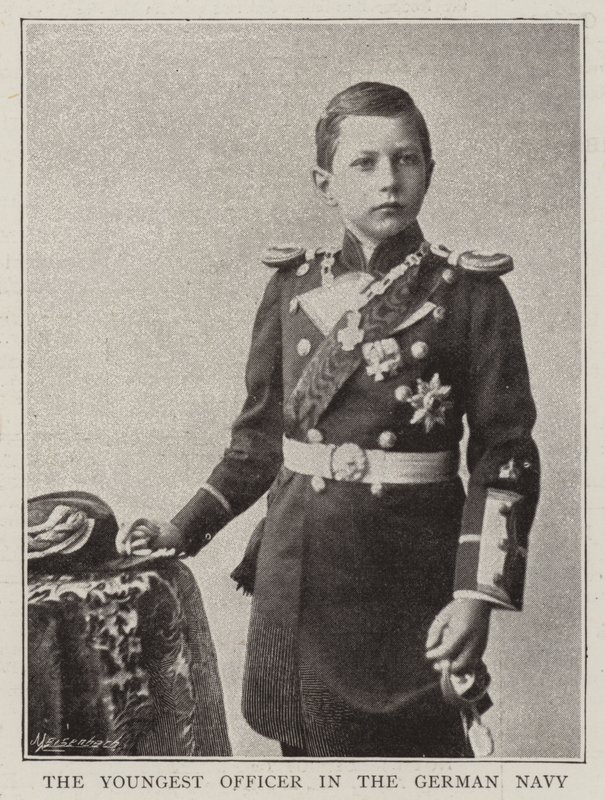 Nejmladší důstojník v německém námořnictvu od English Photographer