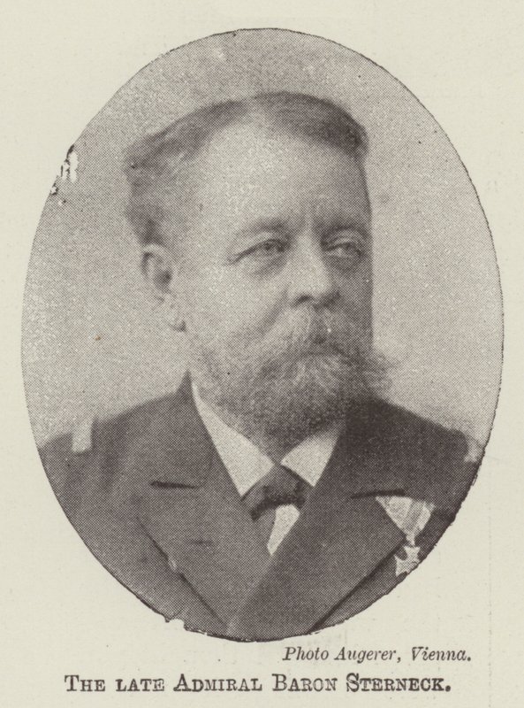 Zesnulý admirál Baron Sterneck od English Photographer