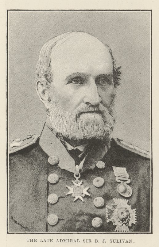 Zesnulý admirál Sir B J Sullivan od English Photographer