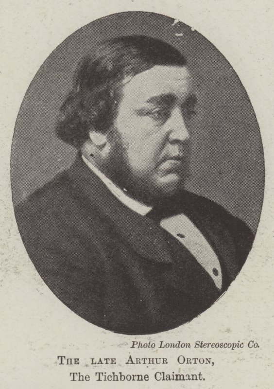 Zesnulý Arthur Orton, žadatel Tichborne od English Photographer