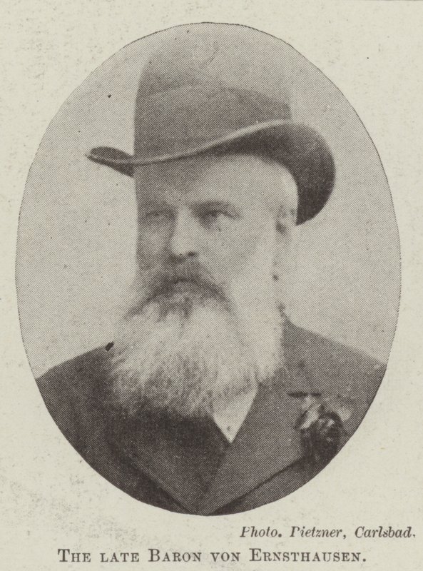 Zesnulý baron von Ernsthausen od English Photographer
