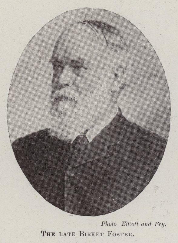 Zesnulý Birket Foster od English Photographer