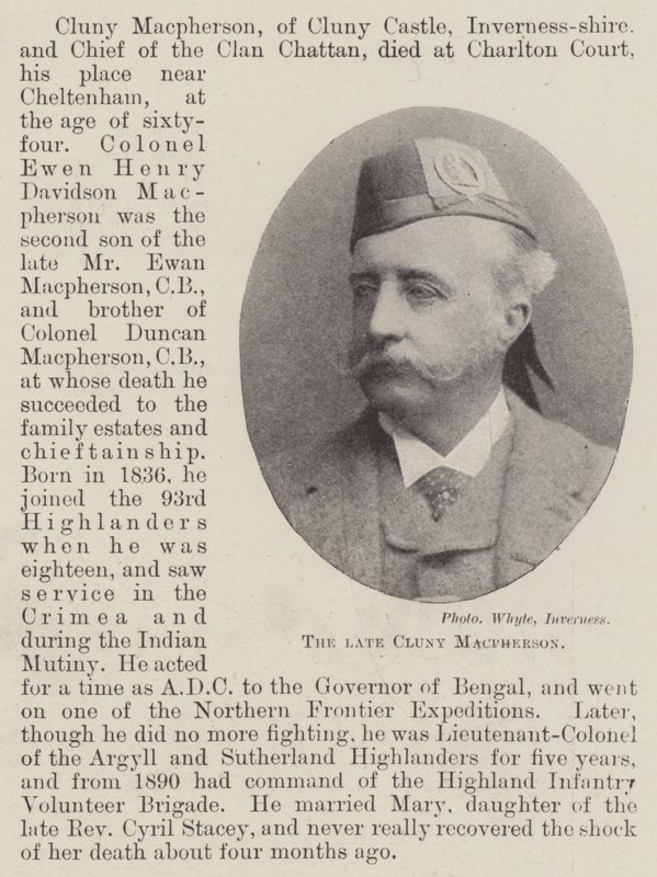 Zesnulý Cluny Macpherson od English Photographer