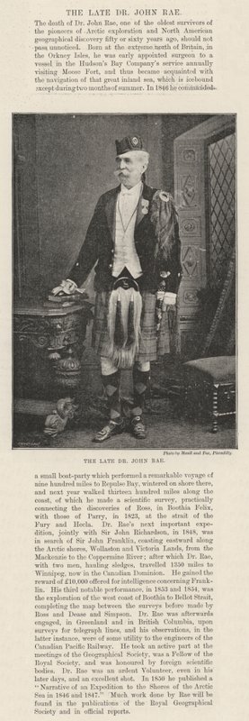 Zesnulý doktor John Rae od English Photographer