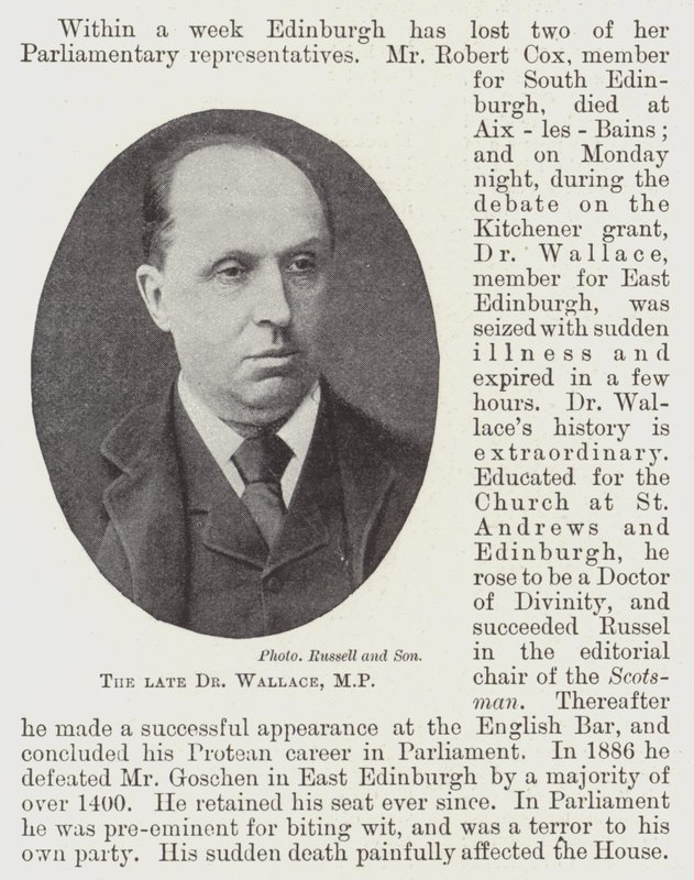 Zesnulý doktor Wallace, MP od English Photographer