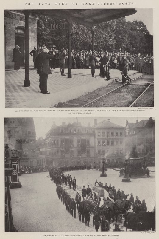 Zesnulý vévoda Saxe-Coburg-Gotha od English Photographer