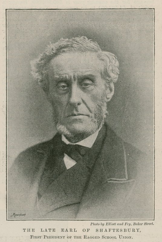Zesnulý hrabě z Shaftesbury, první prezident Ragged School Union od English Photographer