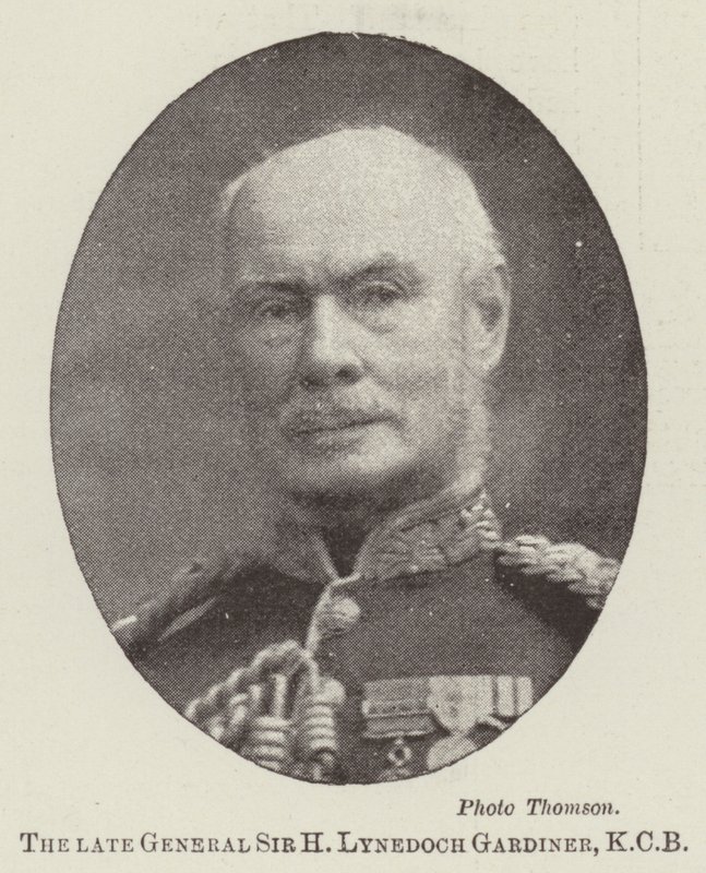Zesnulý generál Sir H Lynedoch Gardiner, KCB od English Photographer