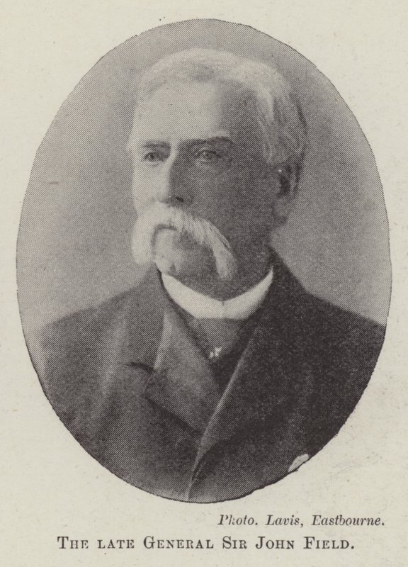 Zesnulý generál Sir John Field od English Photographer