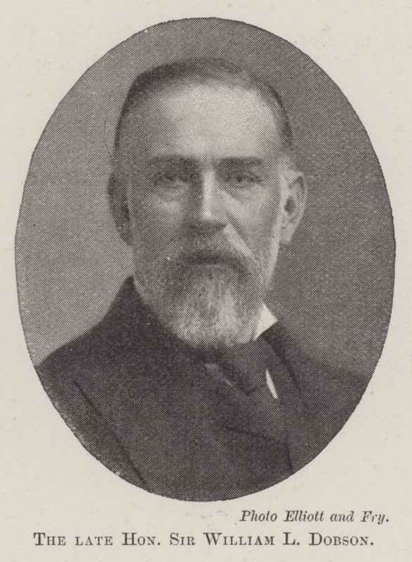 Zesnulý ctihodný sir William L Dobson od English Photographer