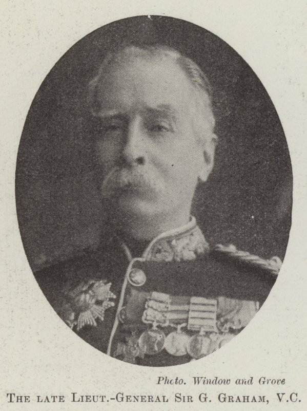 Zesnulý generálporučík Sir G Graham, VC od English Photographer