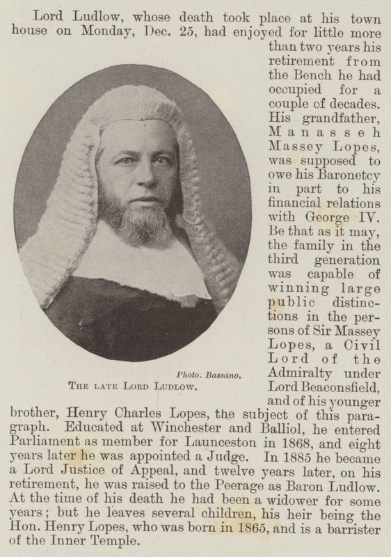 Zesnulý lord Ludlow od English Photographer