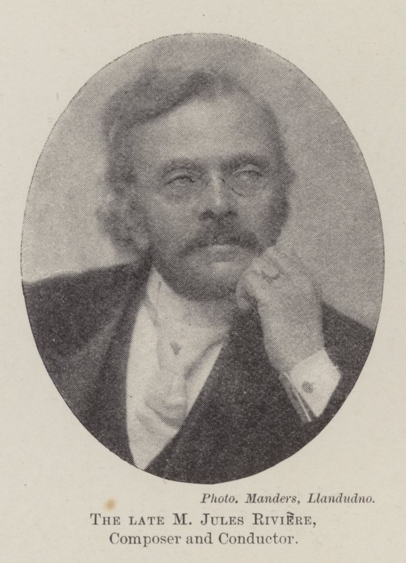 Zesnulý M Jules Riviere, skladatel a dirigent od English Photographer
