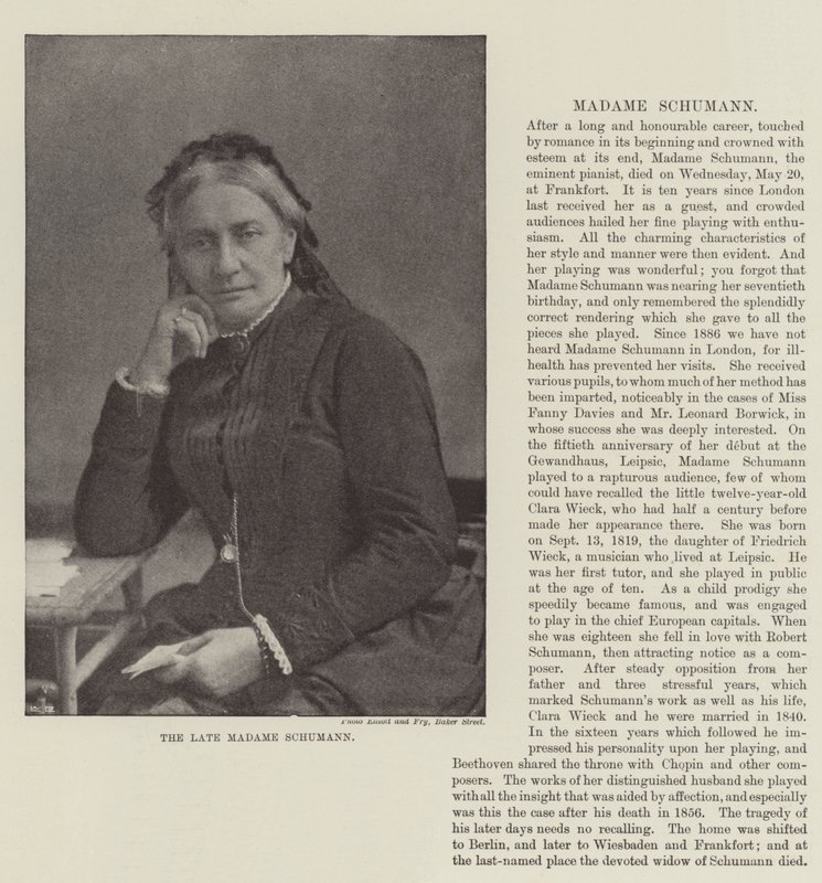 Zesnulá madame Schumannová od English Photographer