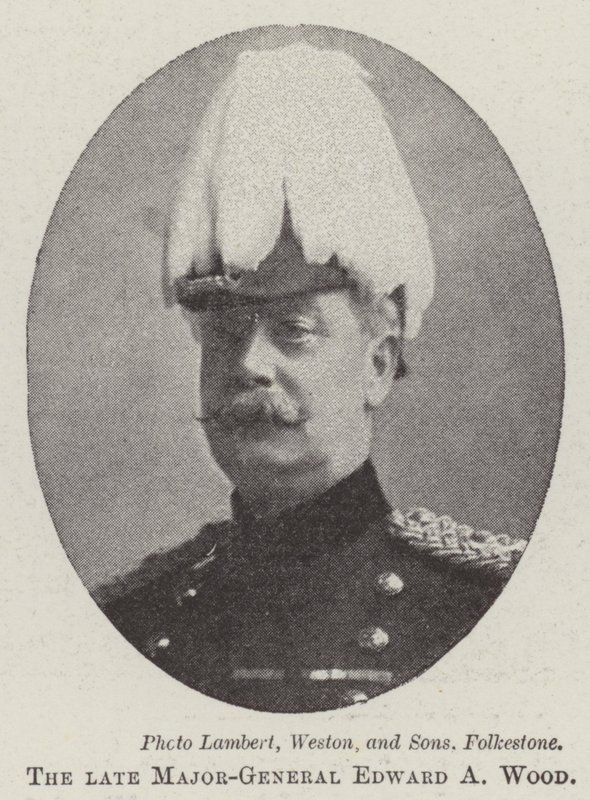 Zesnulý generálmajor Edward A Wood od English Photographer