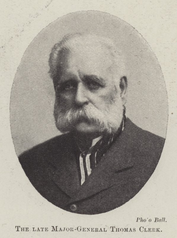 Zesnulý generálmajor Thomas Clerk od English Photographer