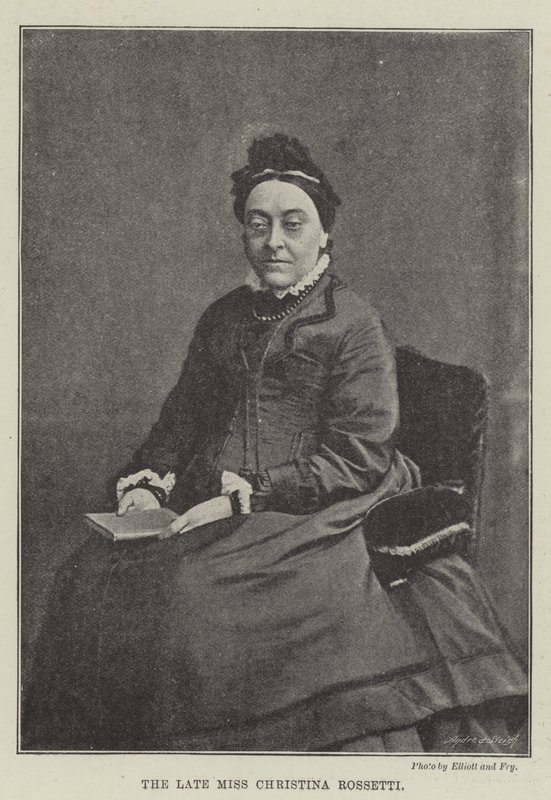 Zesnulá slečna Christina Rossetti od English Photographer