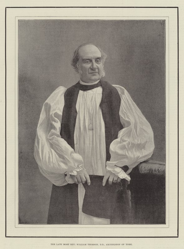 Zesnulý nejctihodnější William Thomson, DD, arcibiskup z Yorku od English Photographer