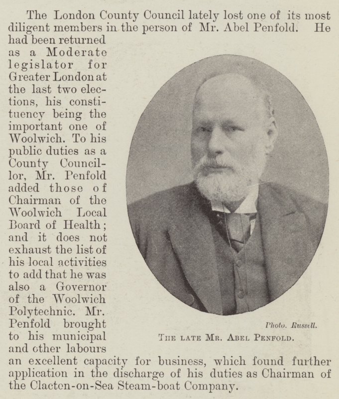 Zesnulý pan Abel Penfold od English Photographer