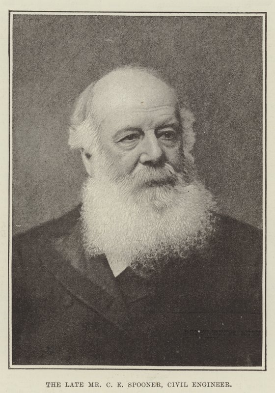 Zesnulý pan C E Spooner, stavební inženýr od English Photographer