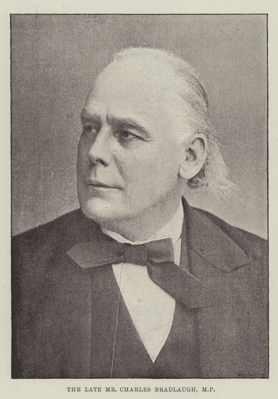 Zesnulý pan Charles Bradlaugh, poslanec od English Photographer