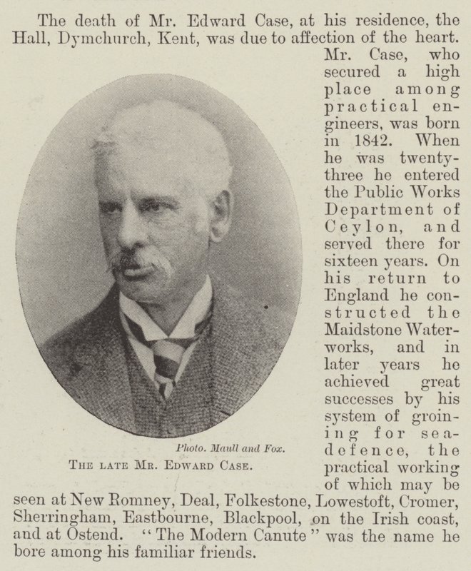 Zesnulý pan Edward Case od English Photographer