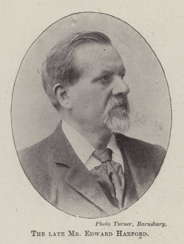 Zesnulý pan Edward Harford od English Photographer