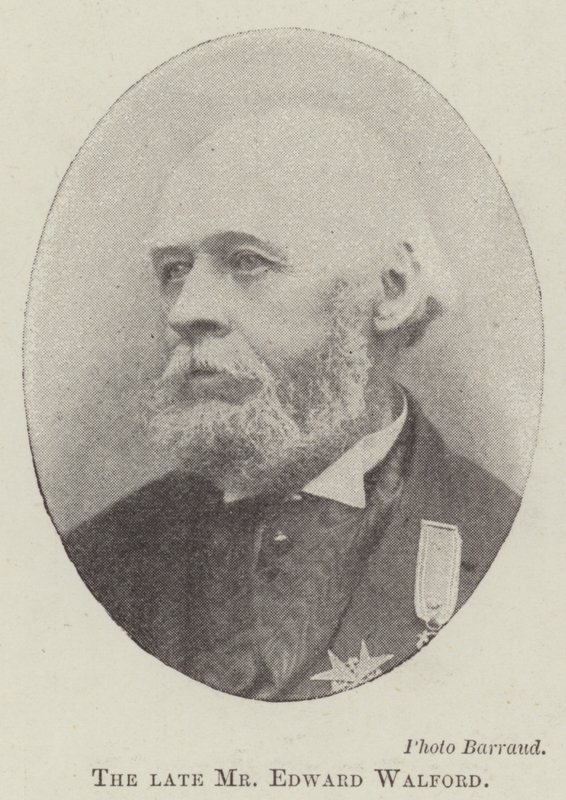 Zesnulý pan Edward Walford od English Photographer
