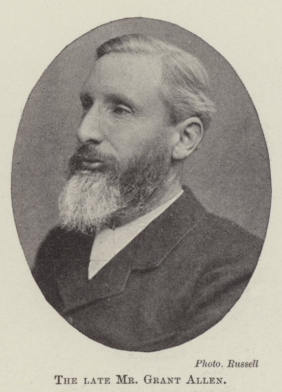 Zesnulý pan Grant Allen od English Photographer