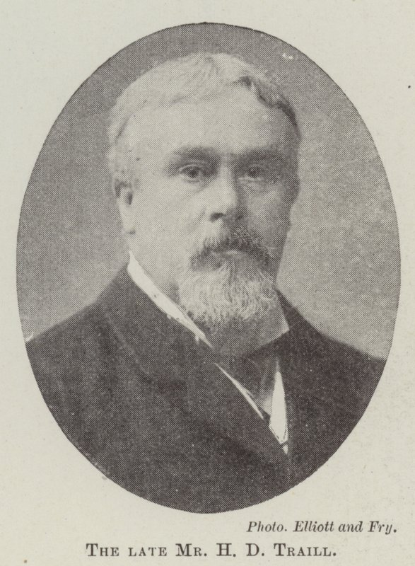 Zesnulý pan H D Traill od English Photographer