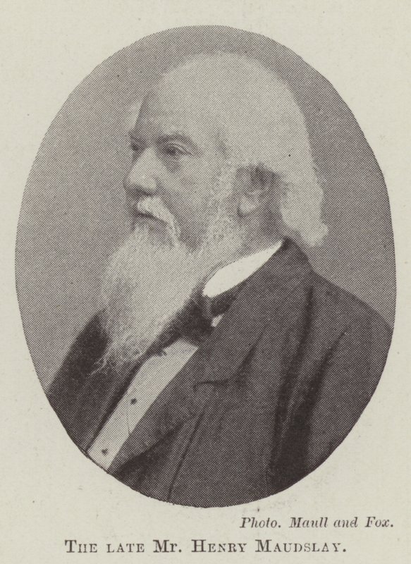 Zesnulý pan Henry Maudslay od English Photographer