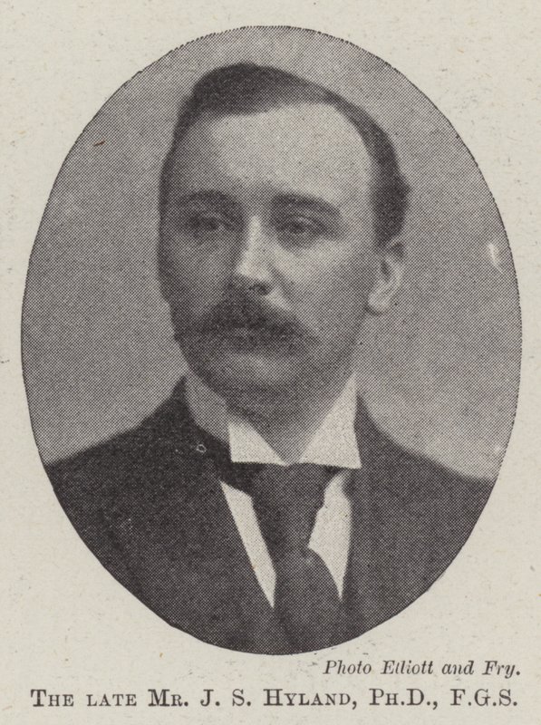 Zesnulý pan J. S. Hyland, PhD, FGS od English Photographer