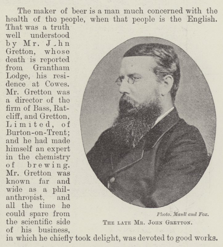 Zesnulý pan John Gretton od English Photographer