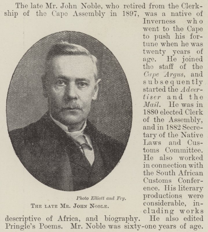 Zesnulý pan John Noble od English Photographer