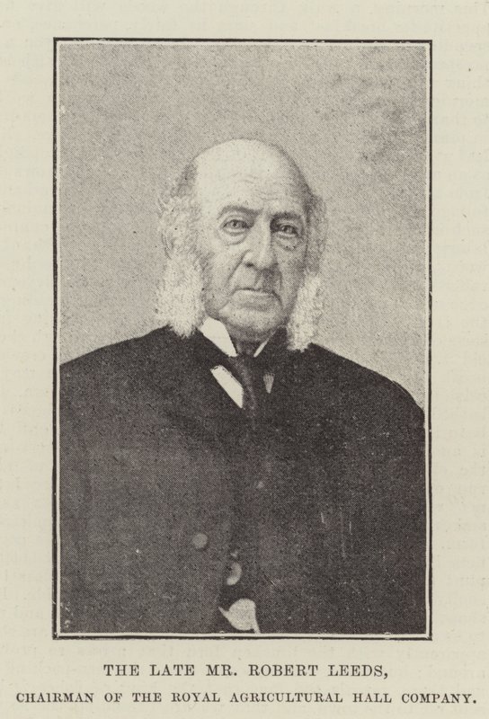 Zesnulý pan Robert Leeds, předseda Royal Agricultural Hall Company od English Photographer