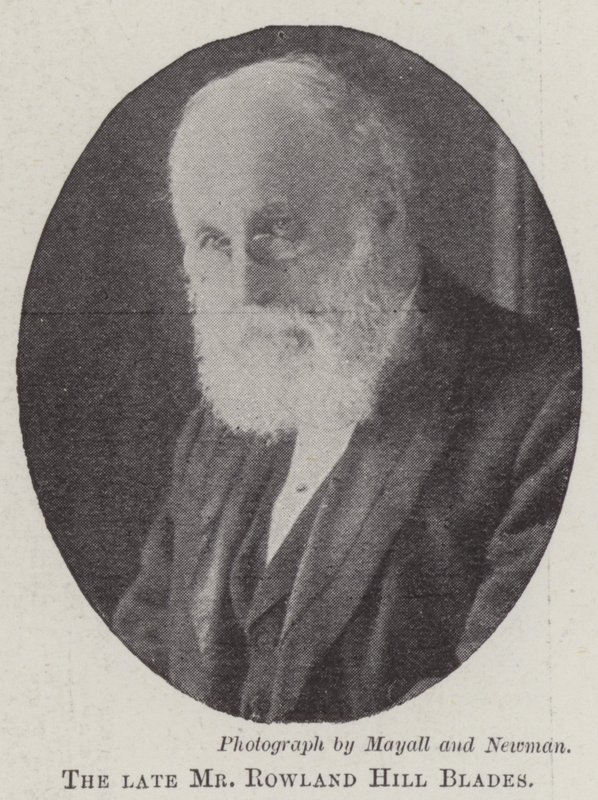Zesnulý pan Rowland Hill Blades od English Photographer