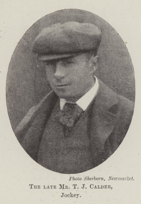 Zesnulý pan T J Calder, žokej od English Photographer