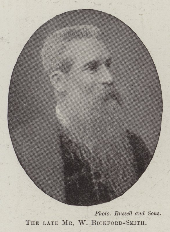 Zesnulý pan W Bickford-Smith od English Photographer