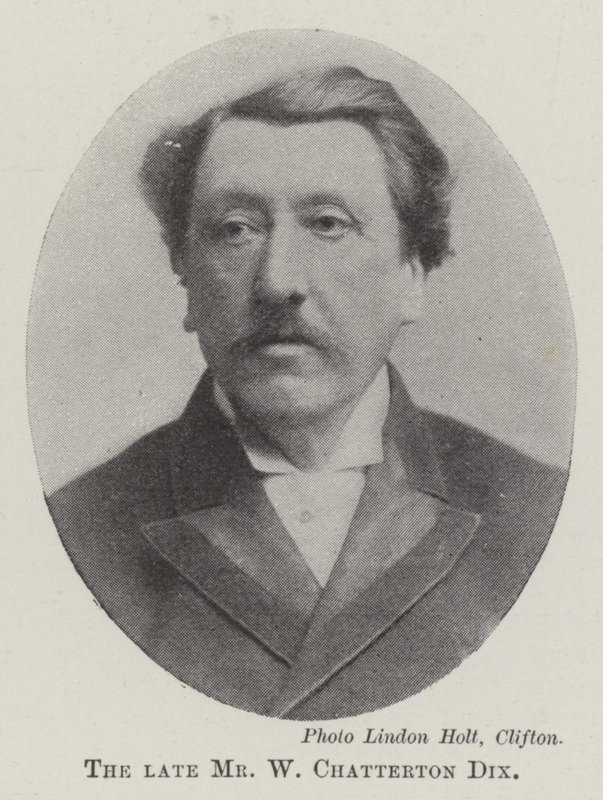 Zesnulý pan W Chatterton Dix od English Photographer