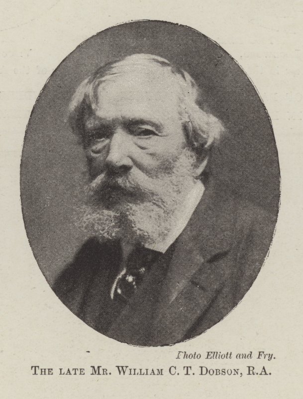 Zesnulý pan William CT Dobson, RA od English Photographer