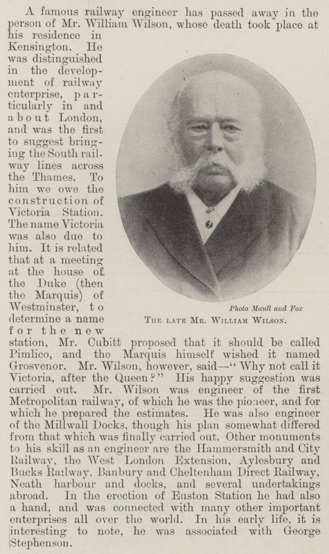Zesnulý pan William Wilson od English Photographer