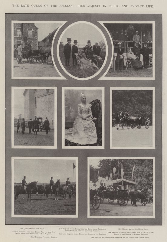 Zesnulá belgická královna, Její Veličenstvo ve veřejném a soukromém životě od English Photographer